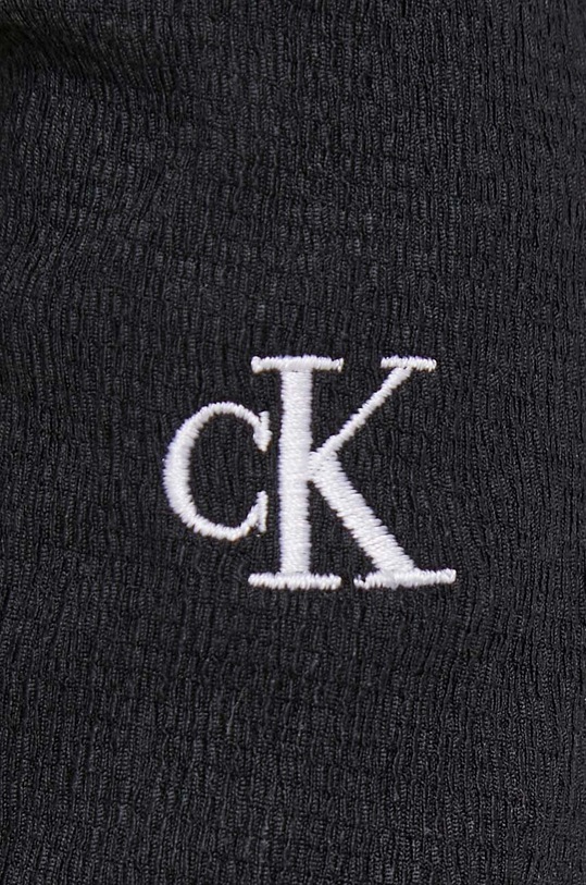 Tričko s dlouhým rukávem Calvin Klein Jeans J20J222559 černá