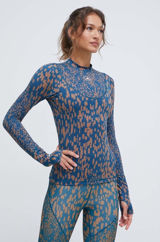 Μακρυμάνικο προπόνησης adidas by Stella McCartney Truepurpose Truepurpose με ελαστάν μπλε IN3608