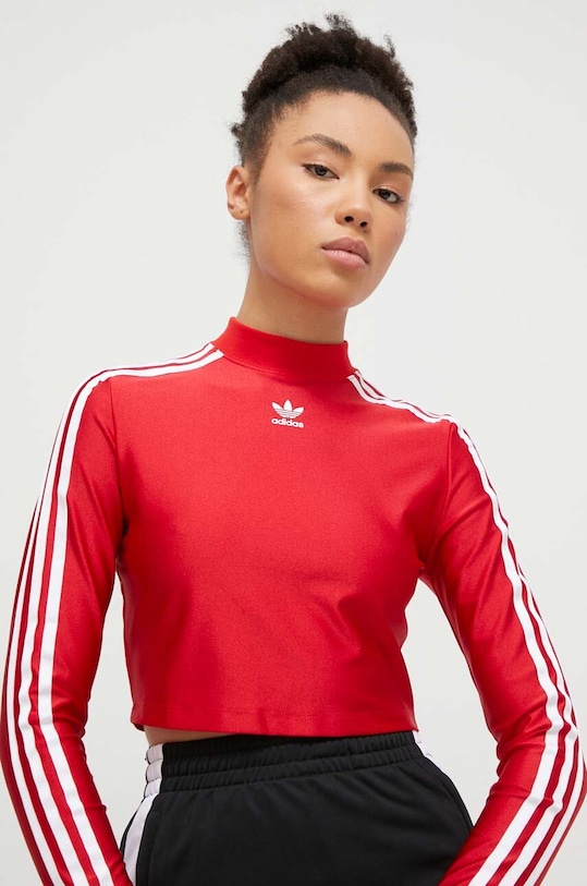 Longsleeve adidas Originals Heawyn κόκκινο IR8132
