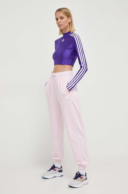 Лонгслів adidas Originals IR8133 фіолетовий SS24
