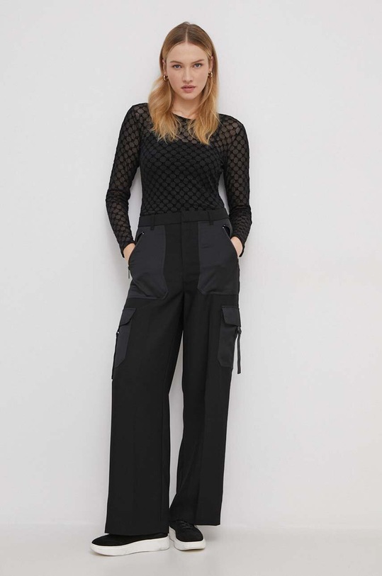Joop! longsleeve 30040193 czarny SS24