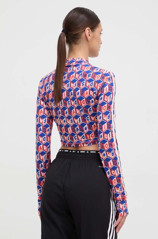 Odjeća Majica dugih rukava adidas Performance x FARM Rio IT9409 plava