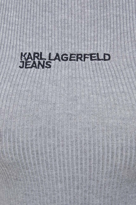 Karl Lagerfeld Jeans body 240J2003 szürke