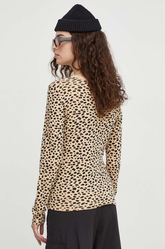 Îmbrăcăminte Levi's longsleeve din bumbac 69555 bej