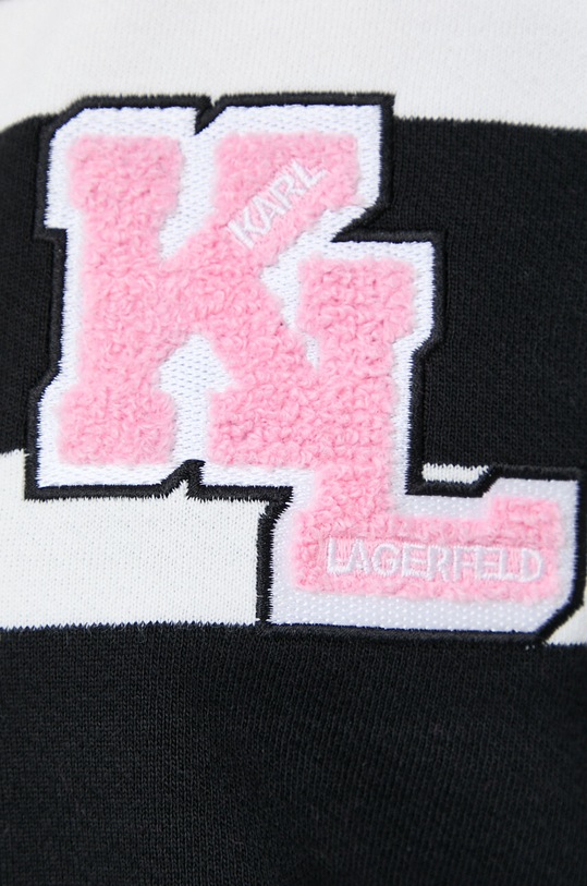 Karl Lagerfeld longsleeve bawełniany 240W1820 czarny
