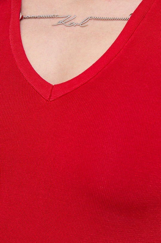 Karl Lagerfeld pulover 240W2004 rosu