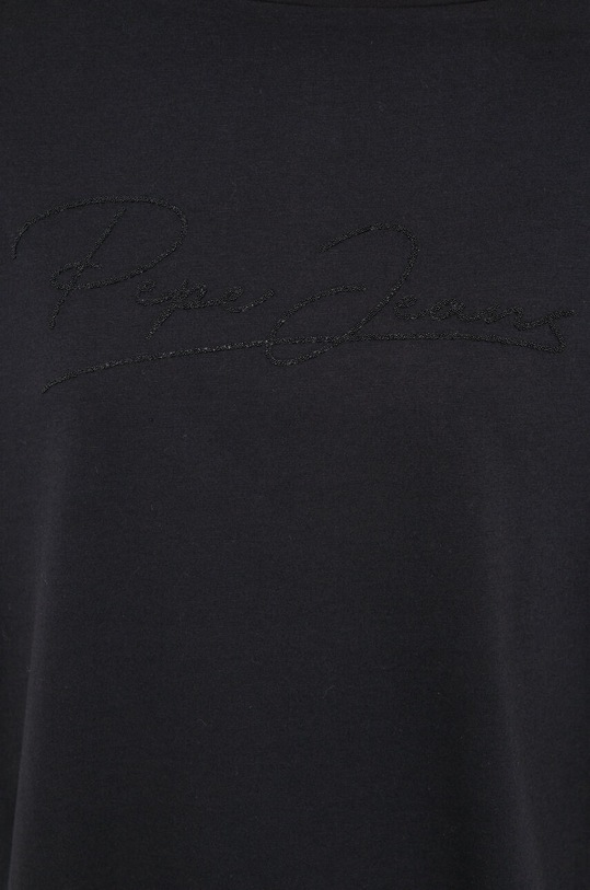 Tričko s dlouhým rukávem Pepe Jeans HOPE PL505739 černá