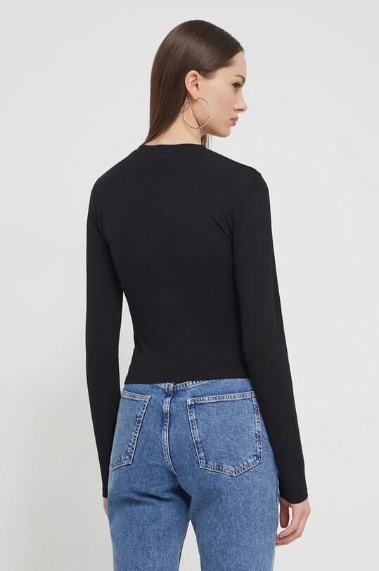 Odzież Guess Originals longsleeve W4RI58KA0Q1 czarny