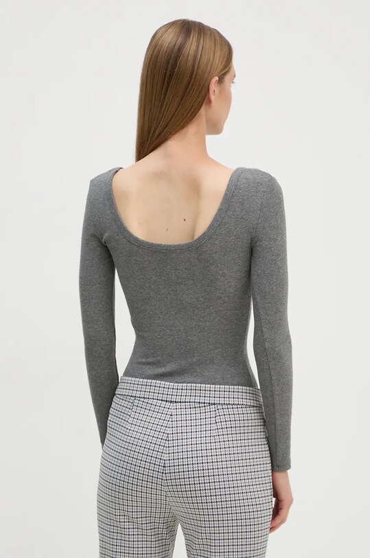 Oblečenie Body Samsoe Samsoe SAHARA F24100111 sivá