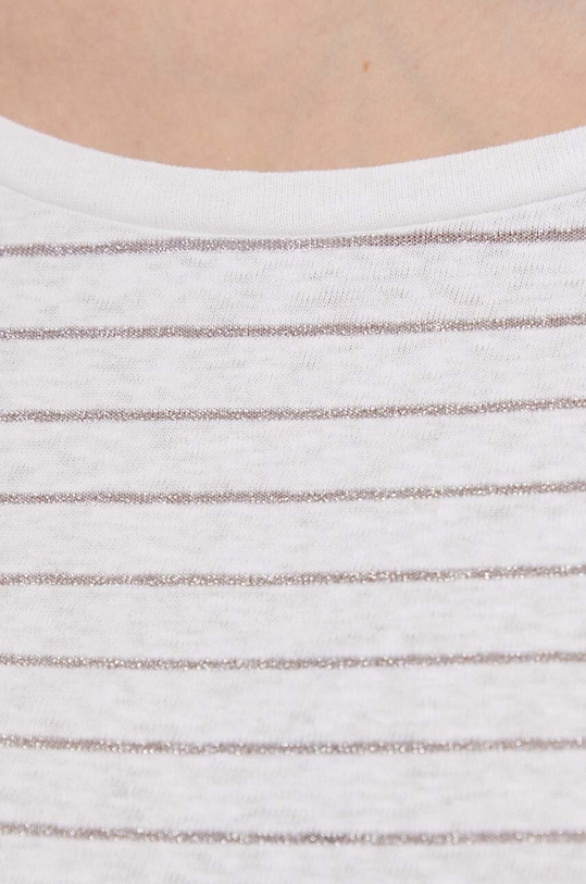 Лонгслів з домішкою шовку Pepe Jeans JADE PL505830 білий