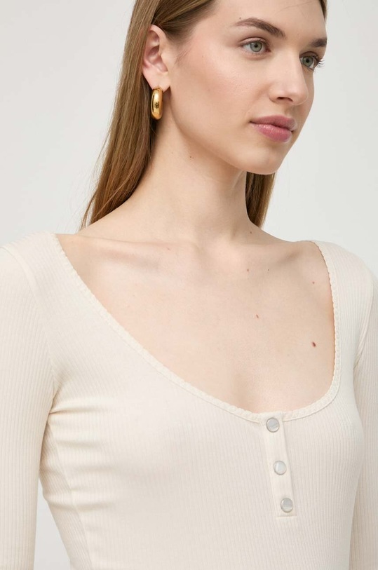 Tričko s dlouhým rukávem Pinko béžová 103569.A1X4