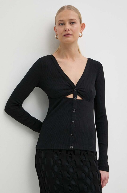 Лонгслів Pinko slim чорний 103570.A1X4
