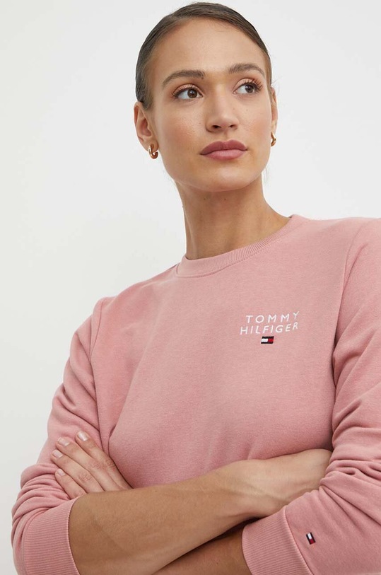 Tommy Hilfiger bluza lounge różowy UW0UW04521