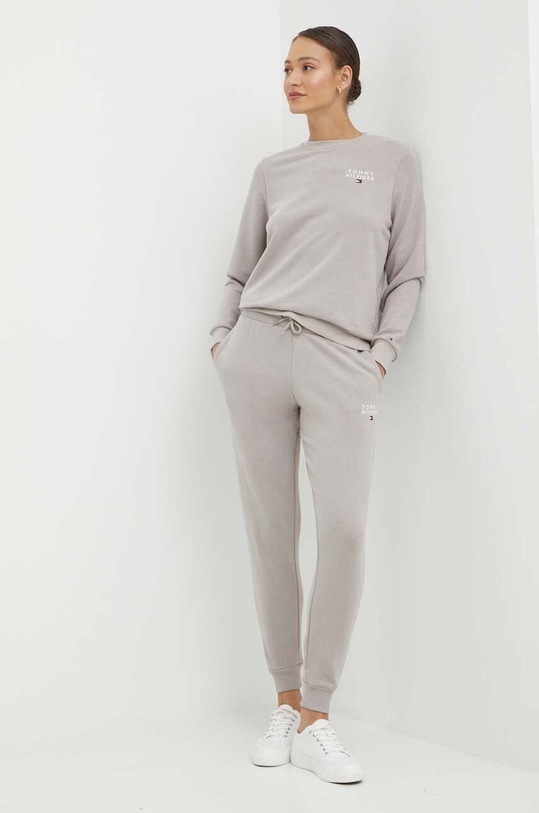 Tommy Hilfiger bluza lounge UW0UW04521 beżowy NC24