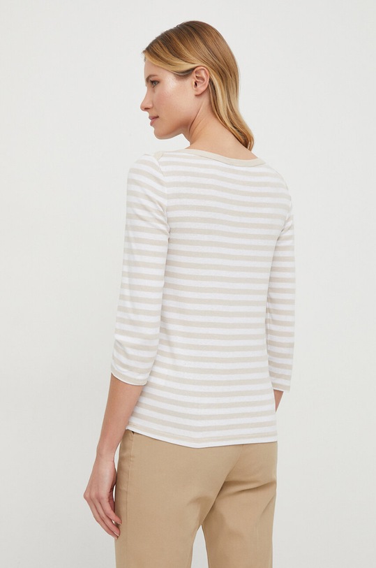 Îmbrăcăminte United Colors of Benetton longsleeve din bumbac 3OA6E16A1 bej