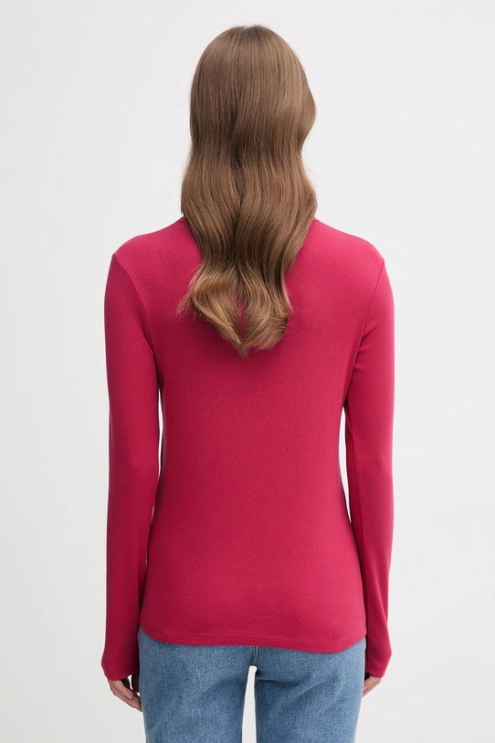 Abbigliamento United Colors of Benetton top a maniche lunghe in cotone 3GA2E16G0 rosa