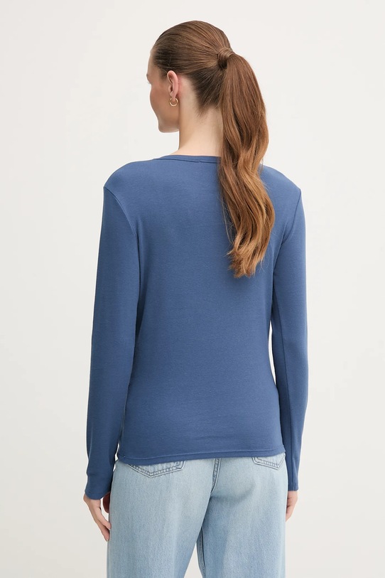 Odzież United Colors of Benetton longsleeve bawełniany 3GA2E16G0 niebieski