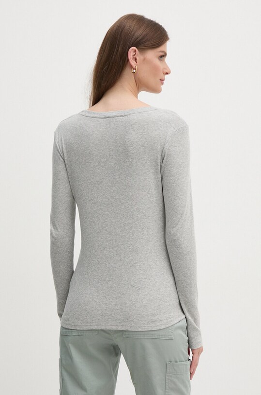 Odzież United Colors of Benetton longsleeve bawełniany 3GA2E4245 szary