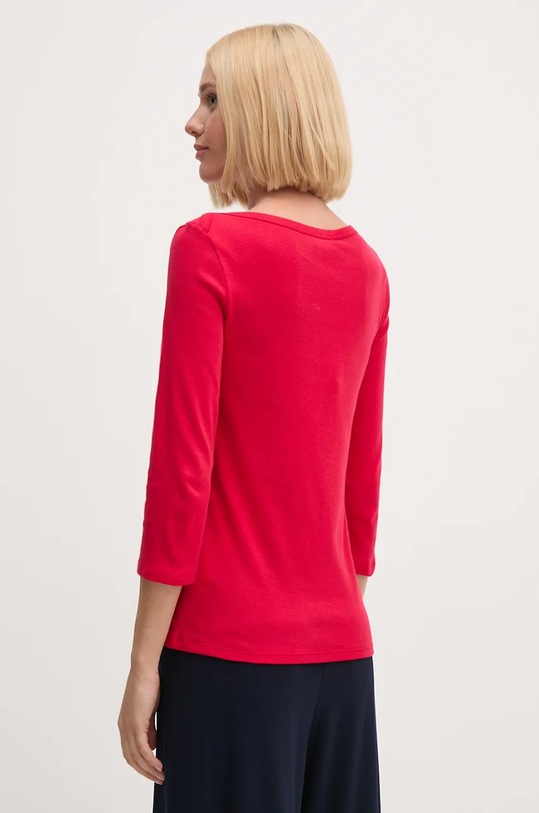 United Colors of Benetton longsleeve din bumbac 3GA2E16A1 rosu AA00