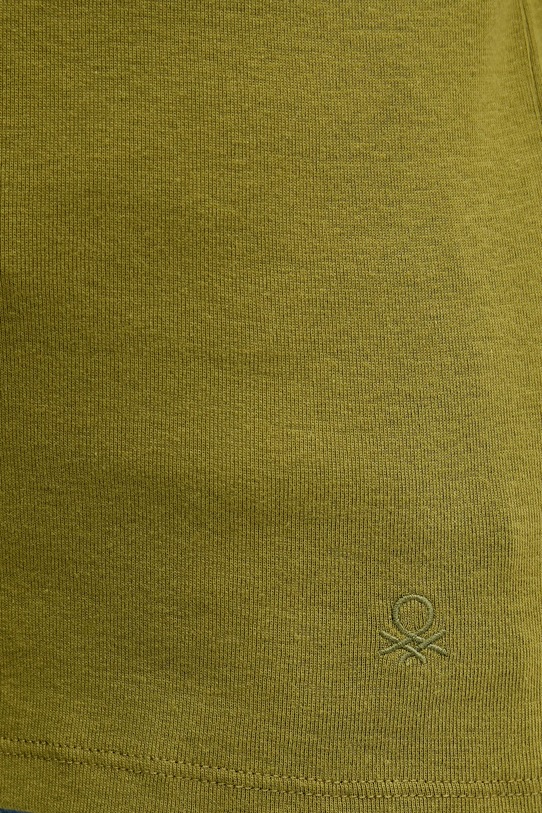 Βαμβακερή μπλούζα με μακριά μανίκια United Colors of Benetton 3GA2E16A1