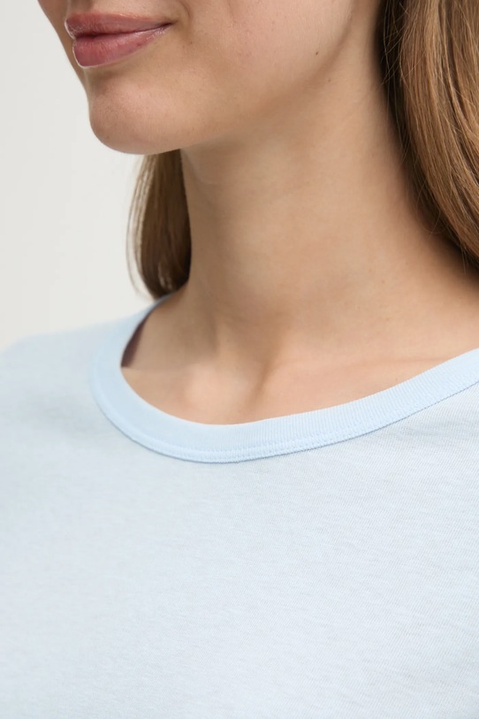 United Colors of Benetton longsleeve bawełniany 3GA2E16F9 niebieski