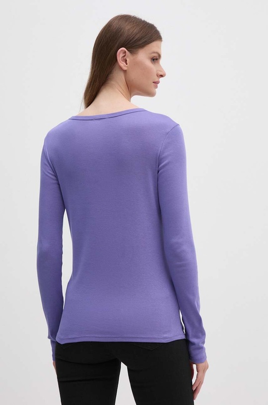 Îmbrăcăminte United Colors of Benetton longsleeve din bumbac 3GA2E16F9 violet
