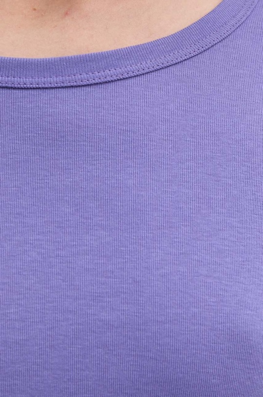United Colors of Benetton longsleeve din bumbac 3GA2E16F9 violet