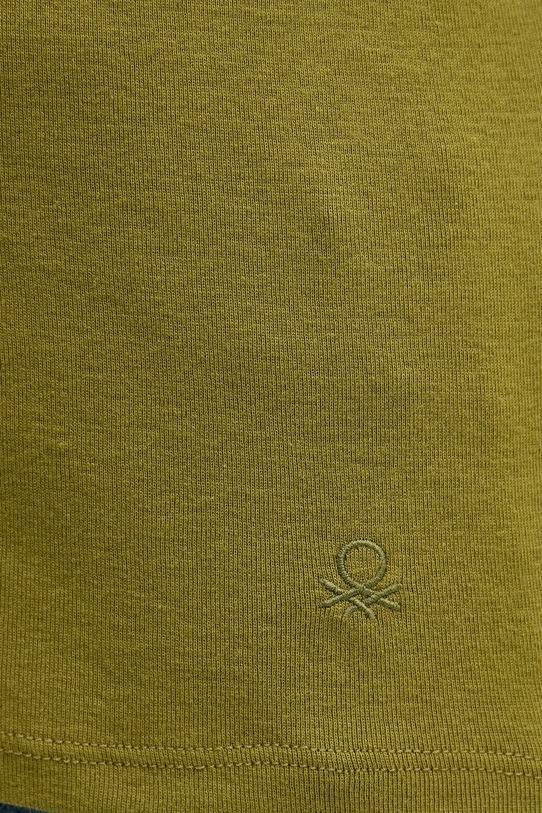 United Colors of Benetton longsleeve din bumbac 3GA2E16F9 verde