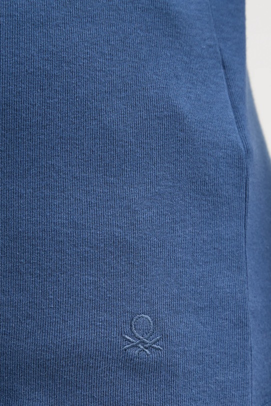 United Colors of Benetton longsleeve bawełniany 3GA2E16F9 niebieski