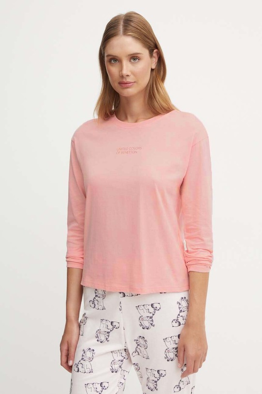United Colors of Benetton longlseeve lounge print roz 30963M04S