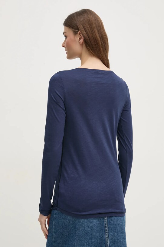 Odzież Sisley longsleeve 3TNHL119S granatowy