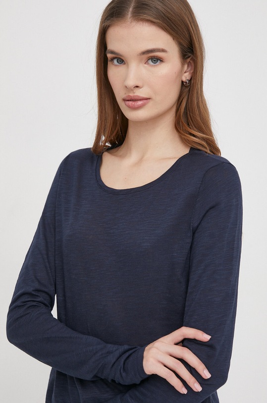 Îmbrăcăminte Sisley longsleeve 3TNHL119S bleumarin