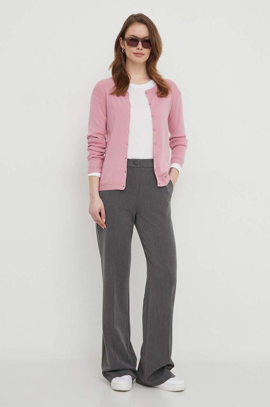 Sisley longsleeve 3QU4L102Y biały SS25