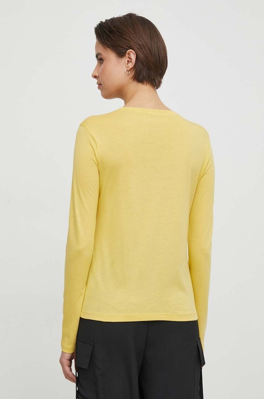 Odzież Sisley longsleeve 3QU4L102Y żółty