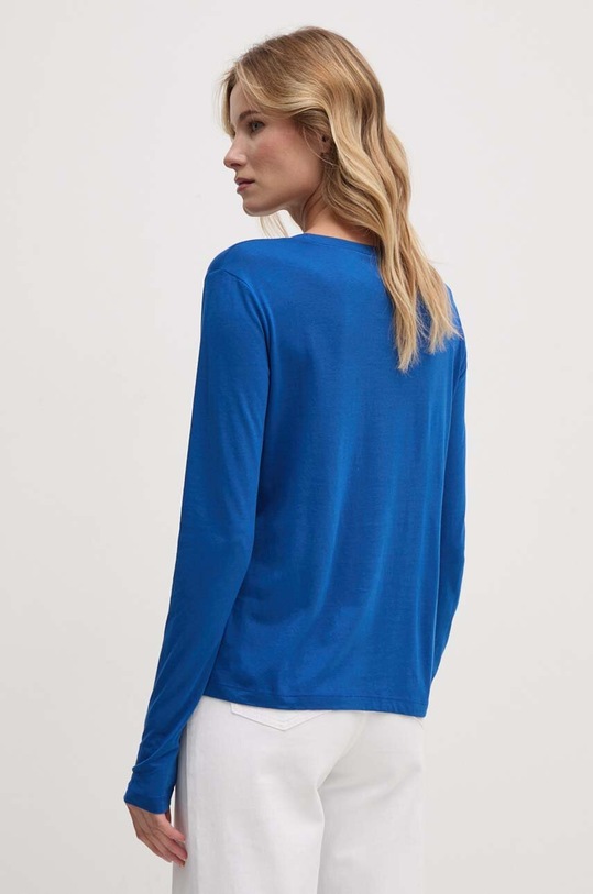 Odzież Sisley longsleeve 3QU4L102Y niebieski