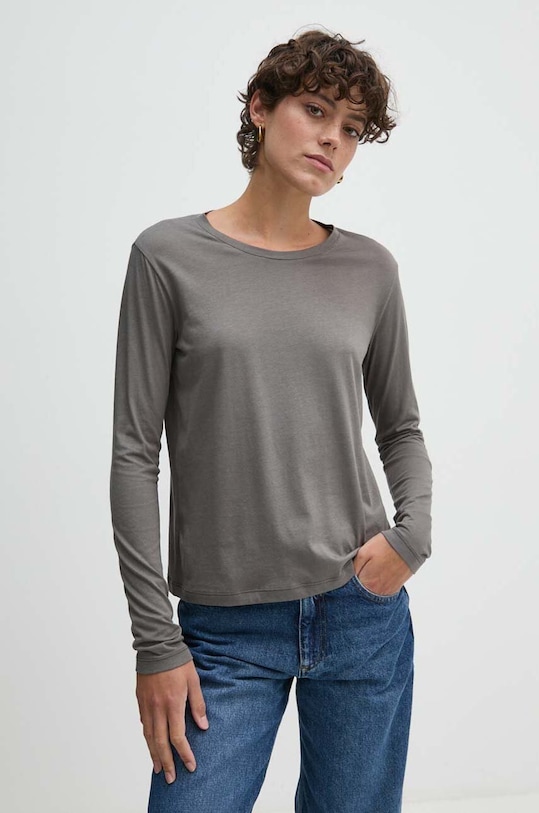 Sisley longsleeve szary 3QU4L102Y