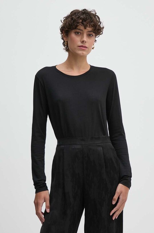 Лонгслив Sisley чёрный 3QU4L102Y