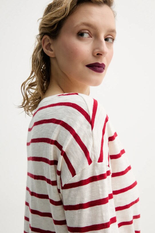 Levi's top a maniche lunghe in cotone beige A7248