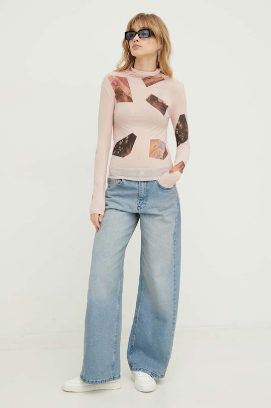 Desigual longsleeve MOUNTAIN 24SWTKAT różowy SS24