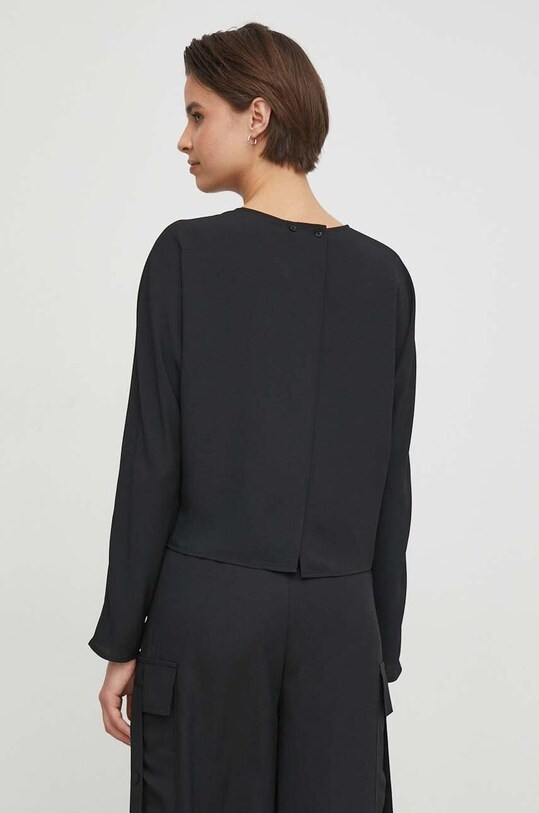 Одежда Блузка Sisley 5UTDLQ06J чёрный