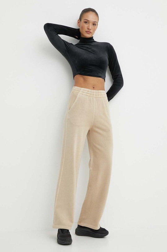 Велюровий лонгслів adidas Originals IT9660 чорний SS24