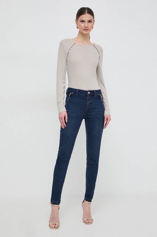 Morgan longsleeve TMILIE TMILIE.SEIGLE beżowy SS24