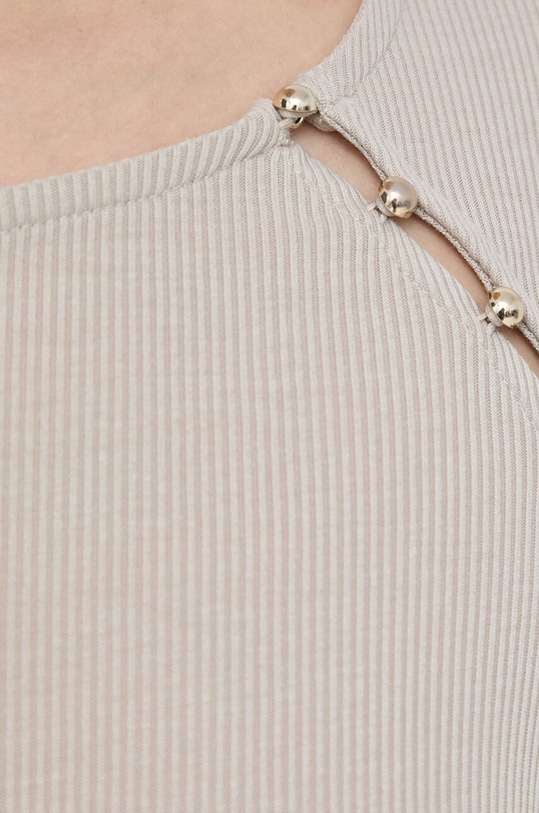 Majica z dolgimi rokavi Morgan TMILIE.SEIGLE bež