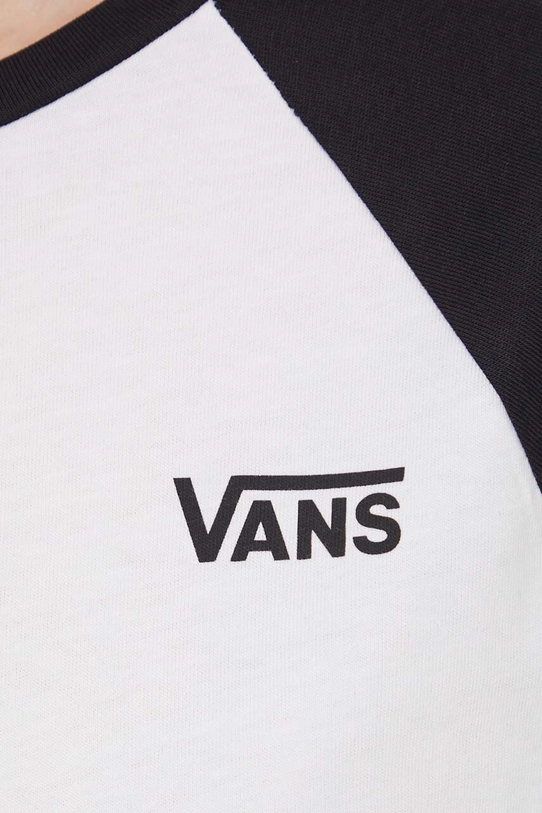 Vans longsleeve bawełniany VN000GDPY281 biały