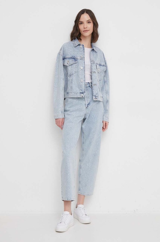 Calvin Klein Jeans longsleeve J20J223114 biały SS24