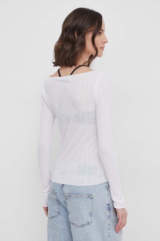 Odzież Calvin Klein Jeans longsleeve J20J223114 biały