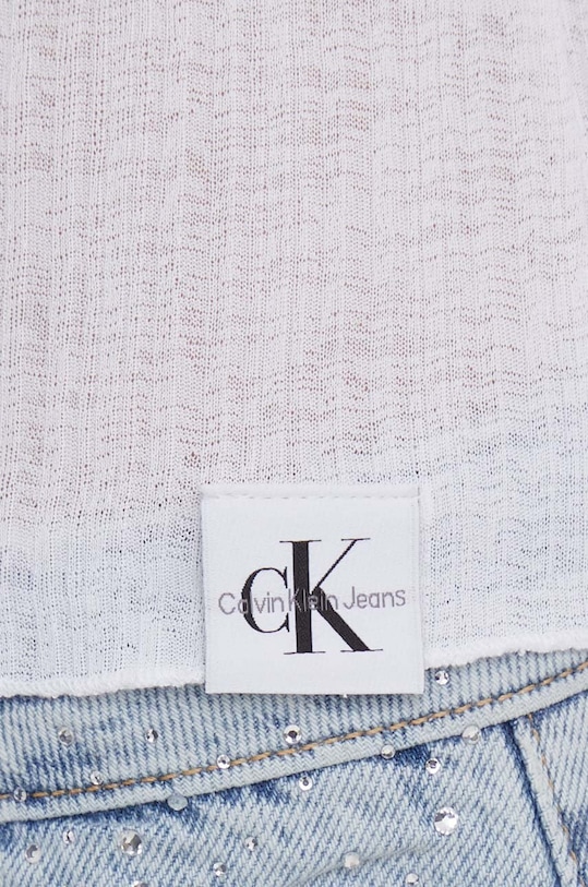 Calvin Klein Jeans longsleeve J20J223114 biały