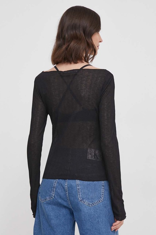 Odzież Calvin Klein Jeans longsleeve J20J223114 czarny