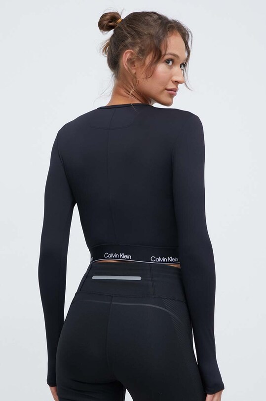 Odzież Calvin Klein Performance longsleeve treningowy 00GWS4K262 czarny