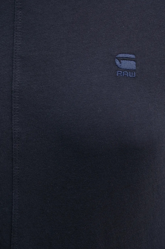 Bavlnené tričko s dlhým rukávom G-Star D24514.4107 tmavomodrá